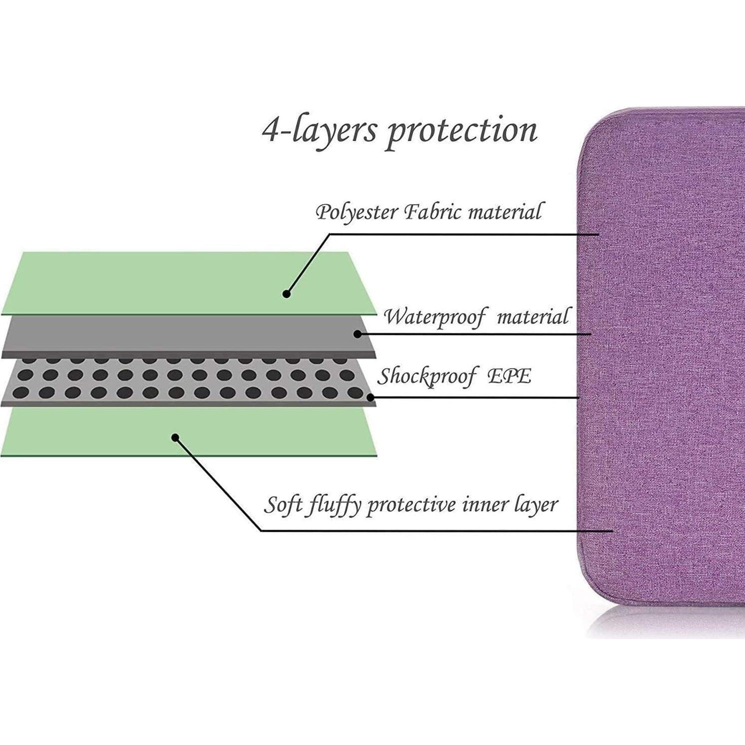 Funda para Monitor Portátil Losong 15.6" Impermeable Púrpura