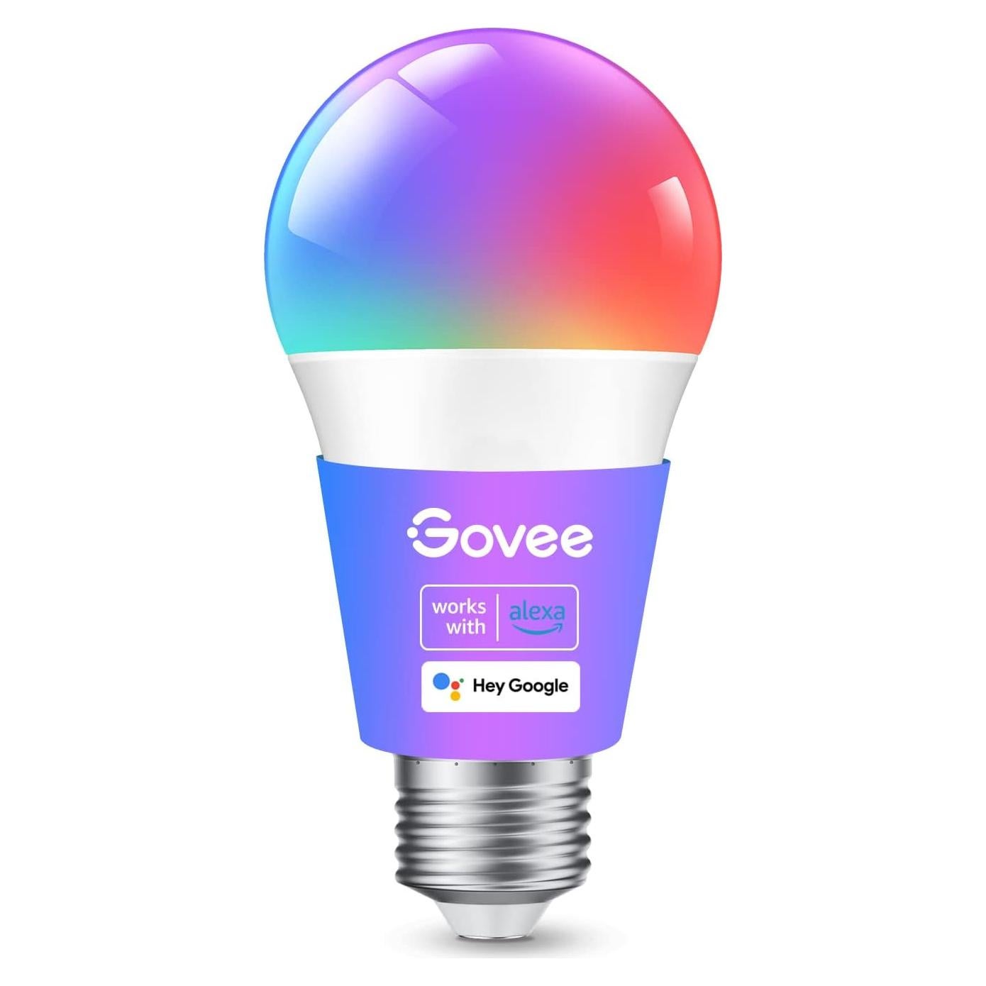 Bombilla Inteligente Govee H6008 RGBWW, 16 Millones de Colores, Control por Voz