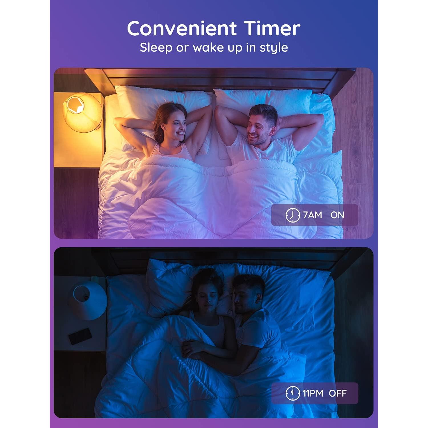 Bombilla Inteligente Govee H6008 RGBWW, 16 Millones de Colores, Control por Voz