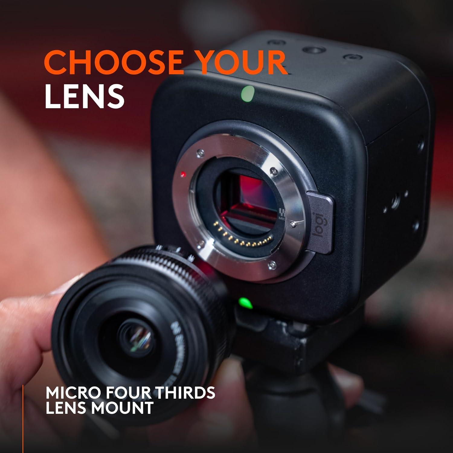 Cámara de Transmisión en Vivo Inalámbrica Logitech Mevo Core 4K