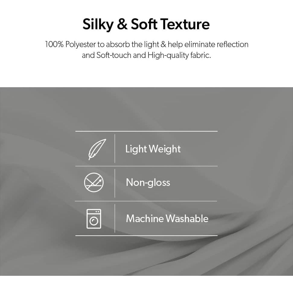 Pantalla de Fondo Gris LimoStudio 2.74x4.57m Sintética Premium