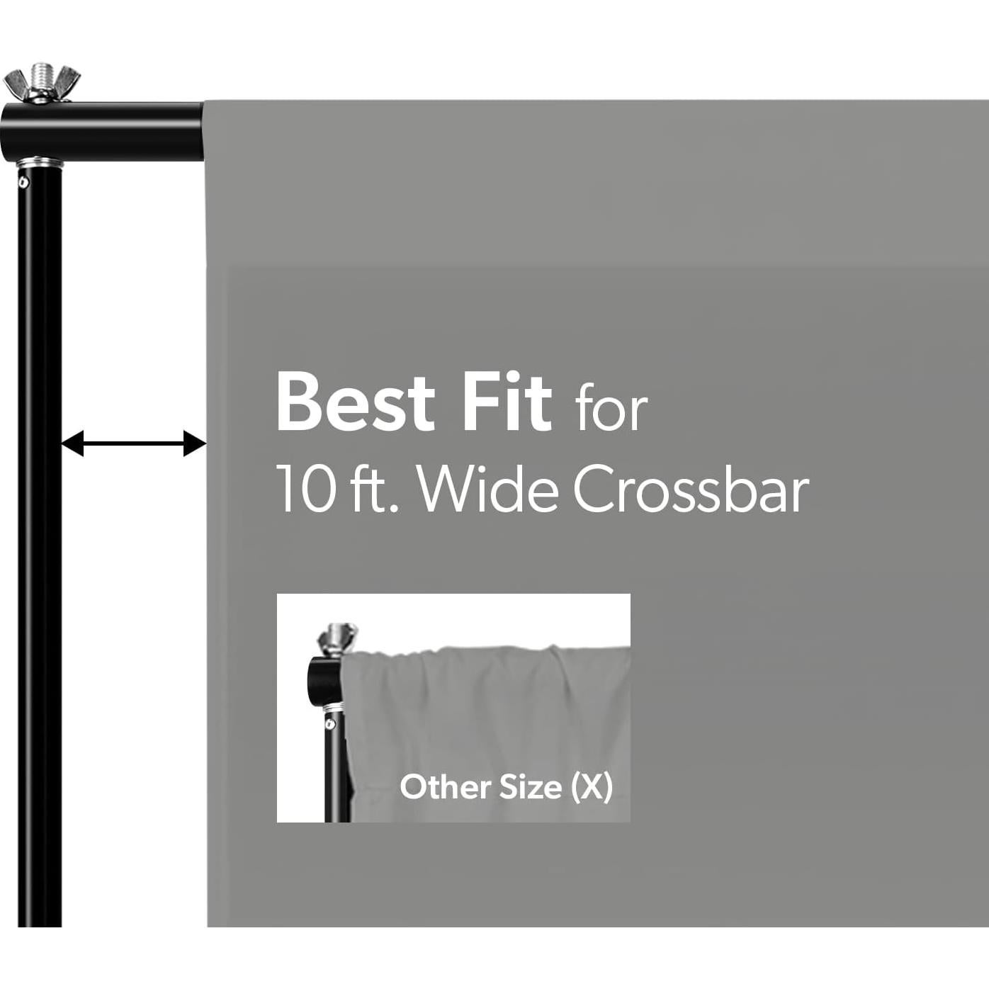 Pantalla de Fondo Gris LimoStudio 2.74x4.57m Sintética Premium