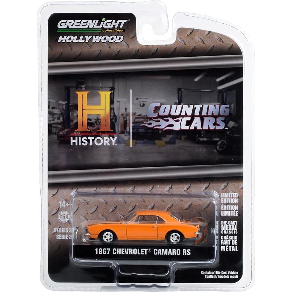 Modelo Coche Diecast 1967 Chevrolet Camaro RS Greenlight 1/64