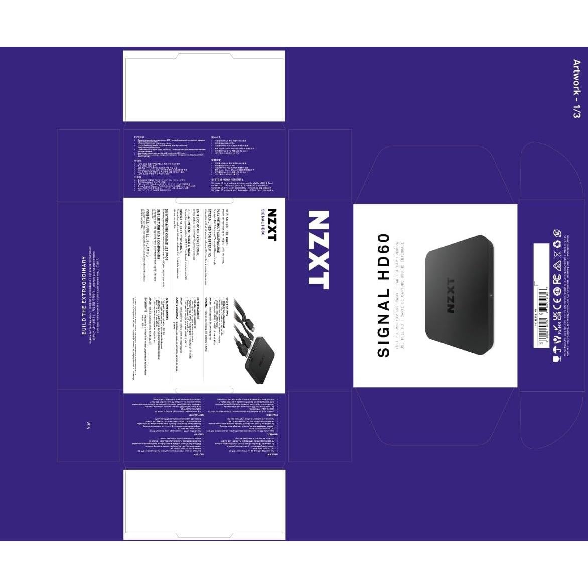 Capturadora USB NZXT Signal HD60 Full HD 1080p - Passthrough