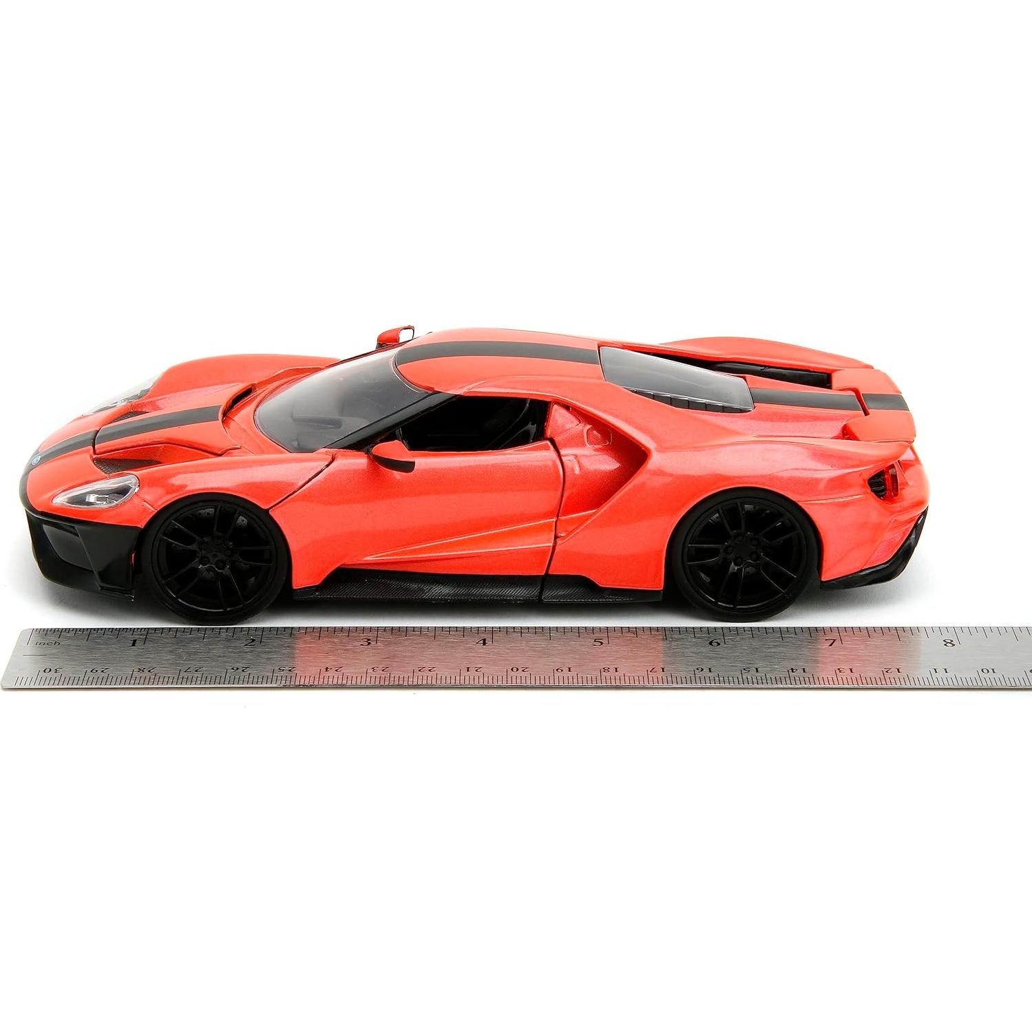 Coche de Fundición 1:24 Jada Toys Ford GT Salmón Metálico