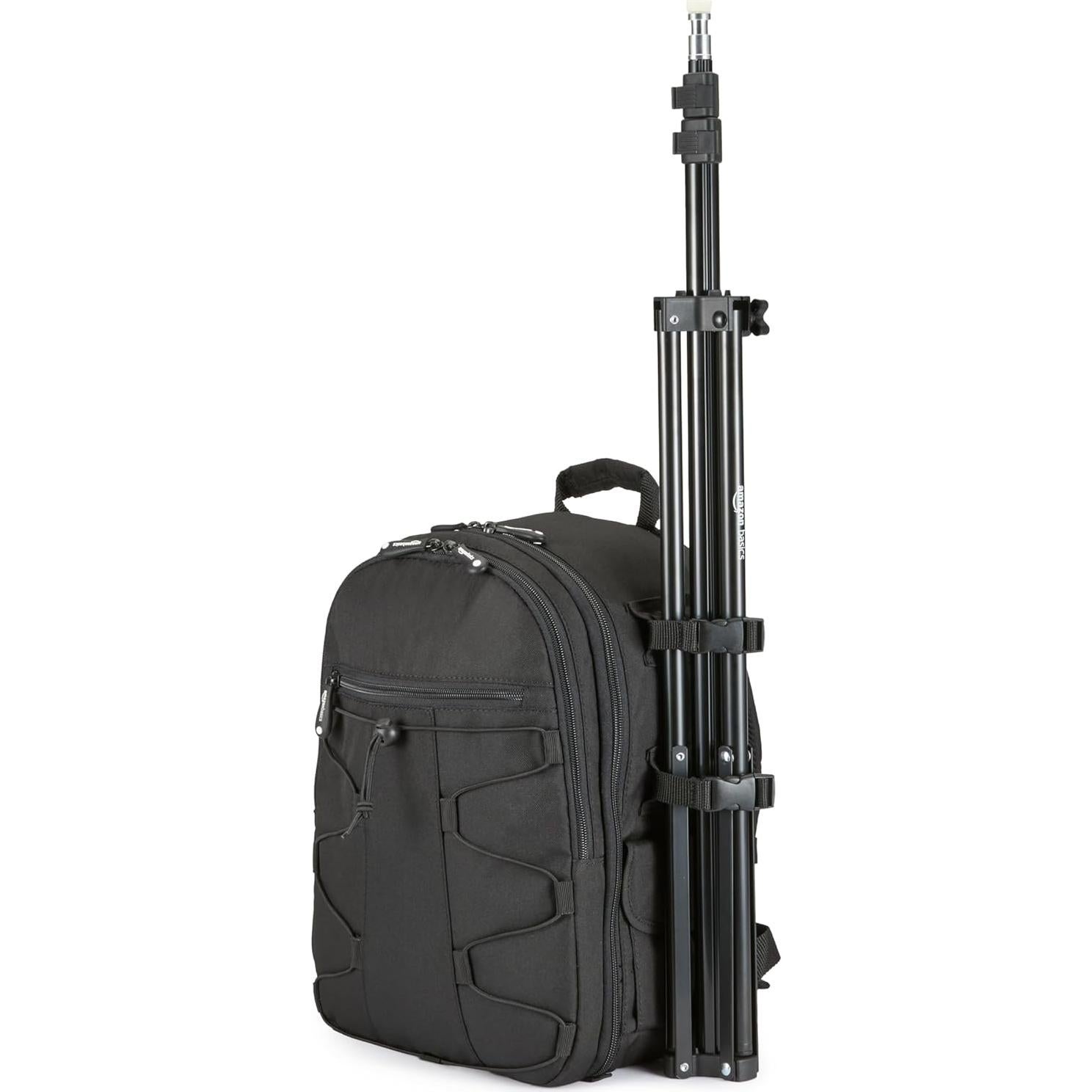 Soporte de trípode de fotografía Amazon Basics 0.85-2.03m negro