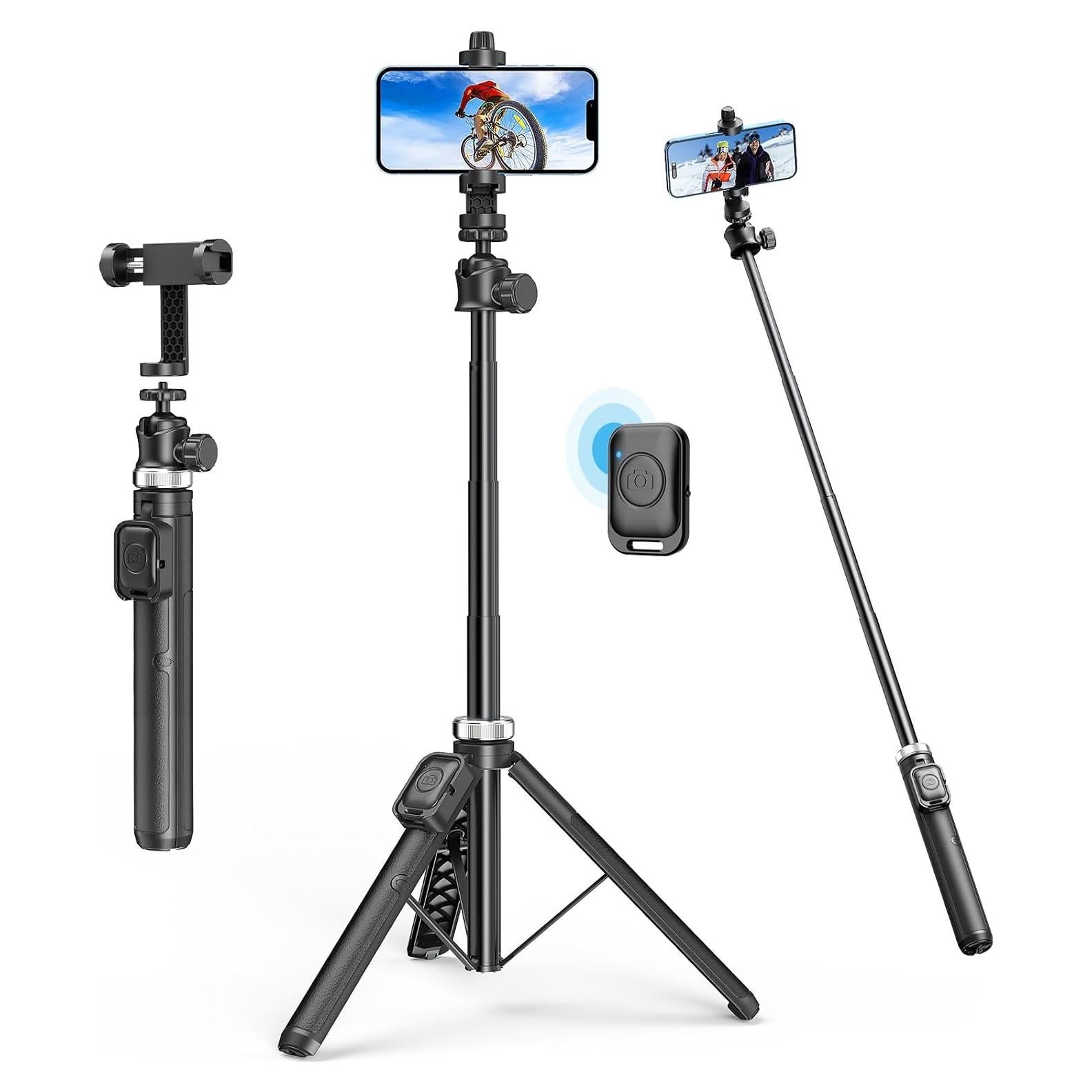 Trípode Extensible MIIASI para iPhone y Selfie Stick 162 cm