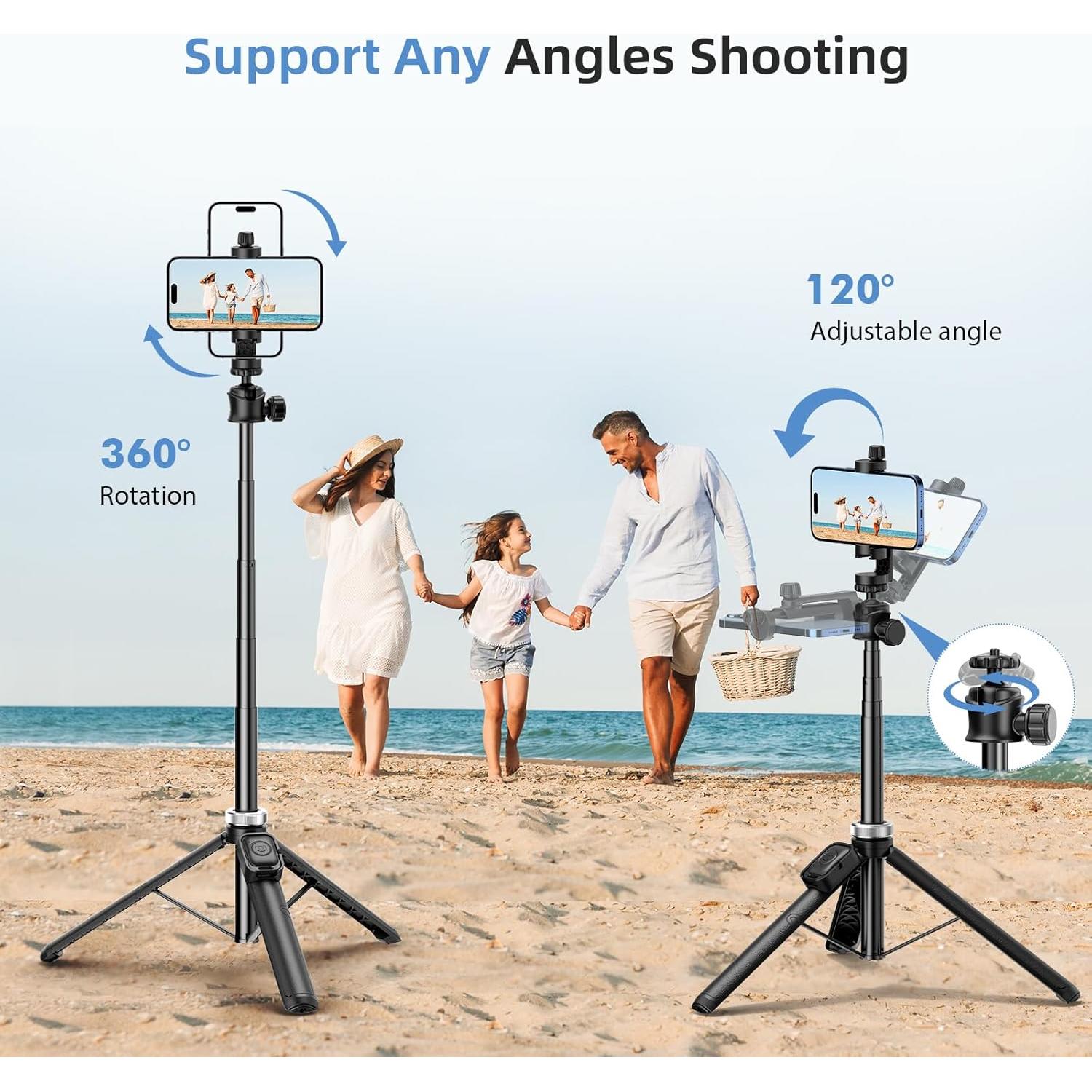 Trípode Extensible MIIASI para iPhone y Selfie Stick 162 cm