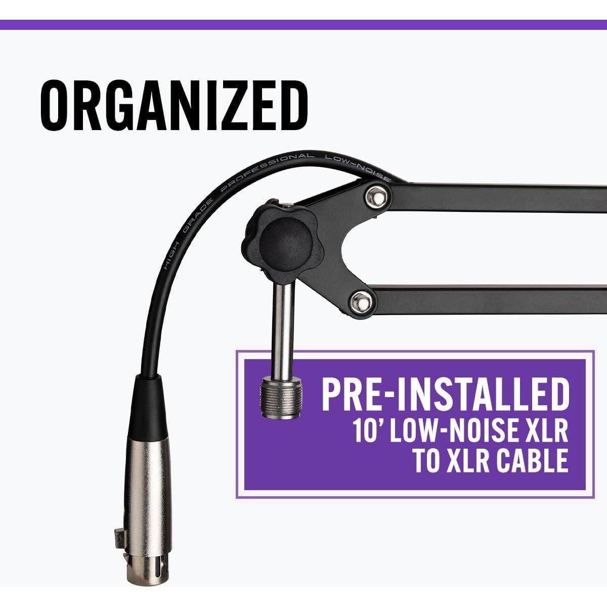 Brazo de Micrófono Articulado On-Stage MBS5000 1.6kg Negro