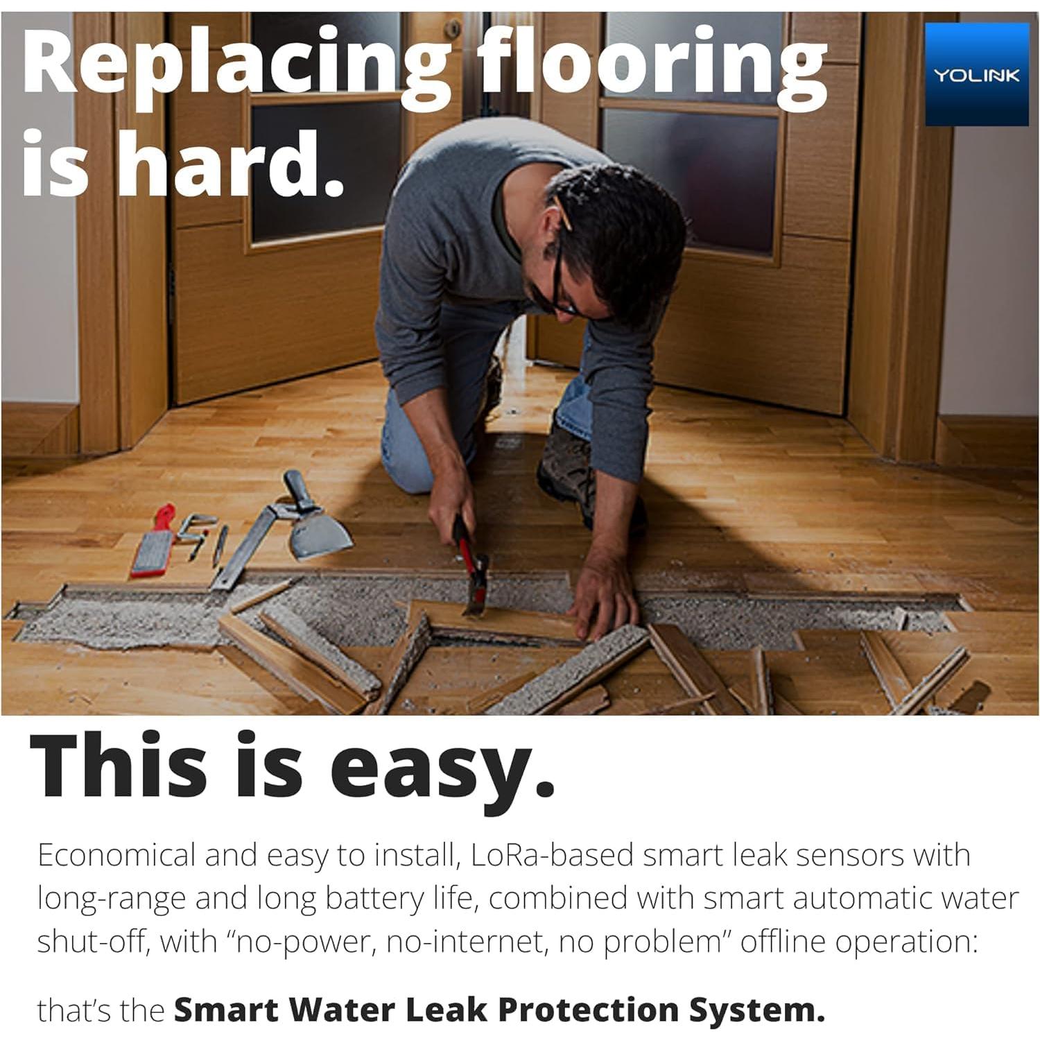 Kit Protección Fugas Agua YoLink Robot Válvula Bulldog