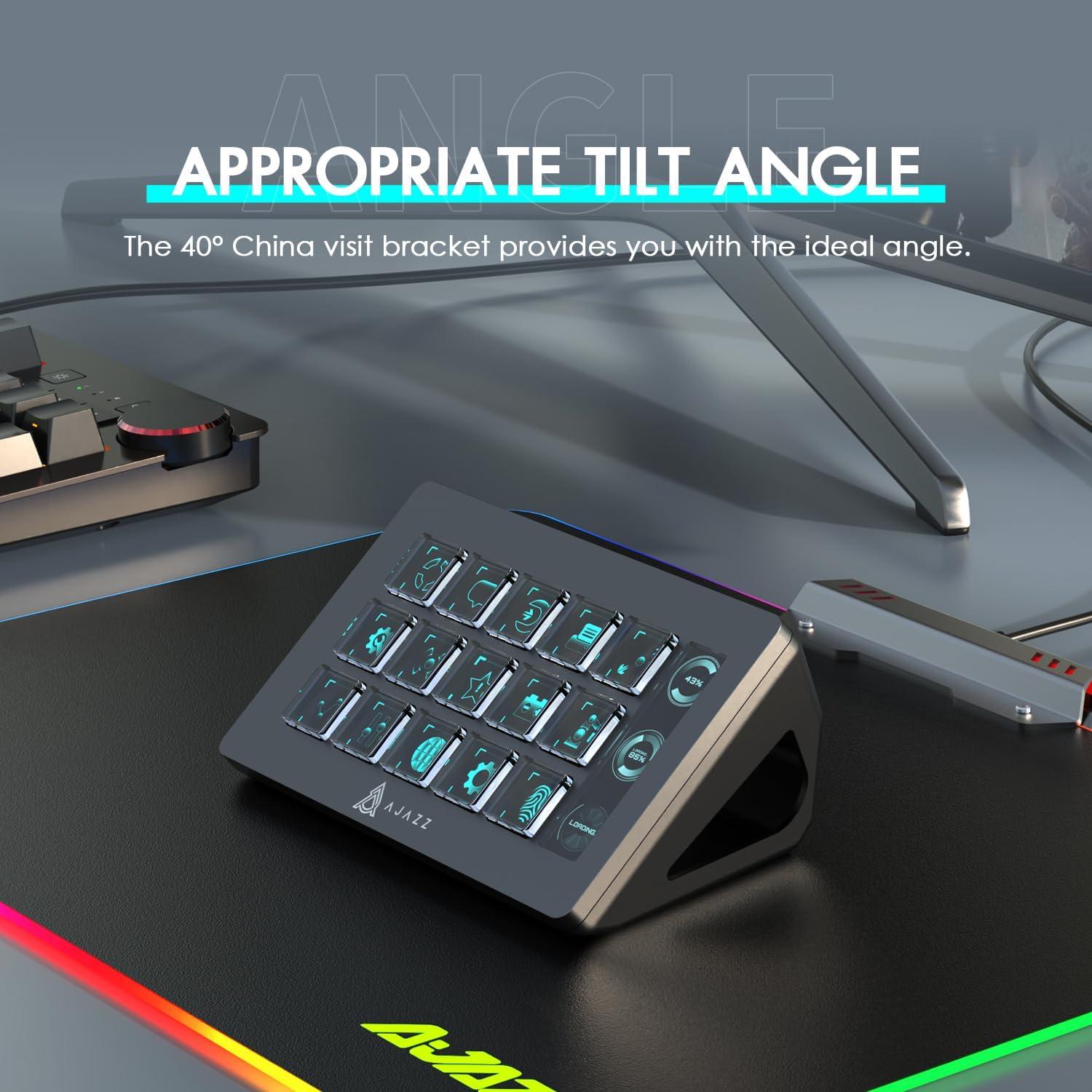 Controlador de Transmisión AKP153 con 15 Teclas Macro - Negro