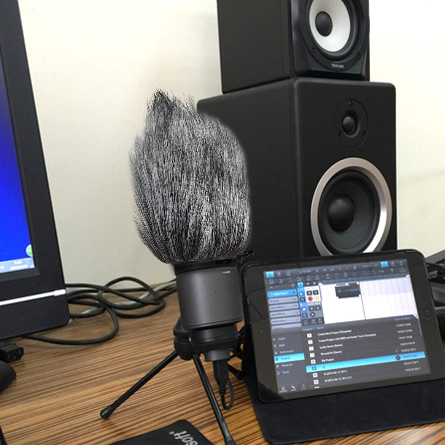 Funda de Viento Peluda para Micrófono Audio Technica AT2020