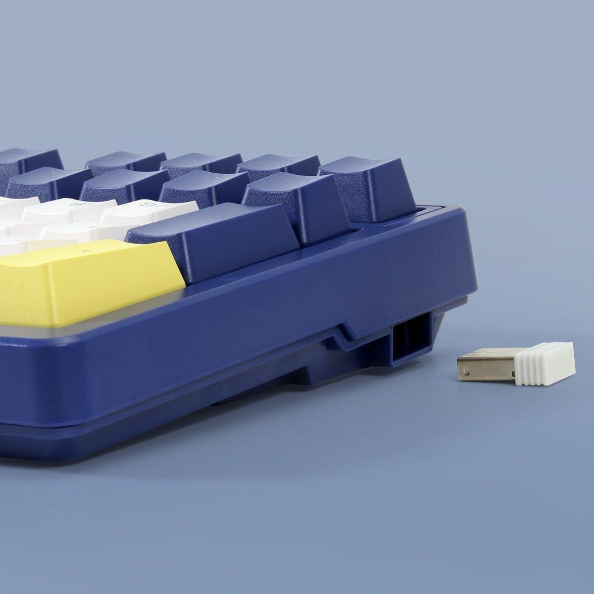 Teclado Mecánico Inalámbrico Merdia 100 Teclas Retroiluminado