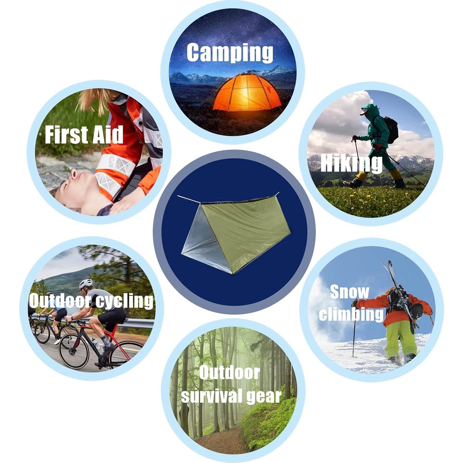 Tienda de Supervivencia Ultraligera Ninth C para 2 Personas