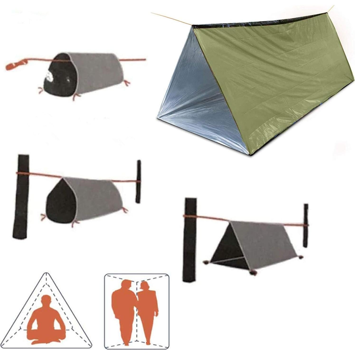 Tienda de Supervivencia Ultraligera Ninth C para 2 Personas