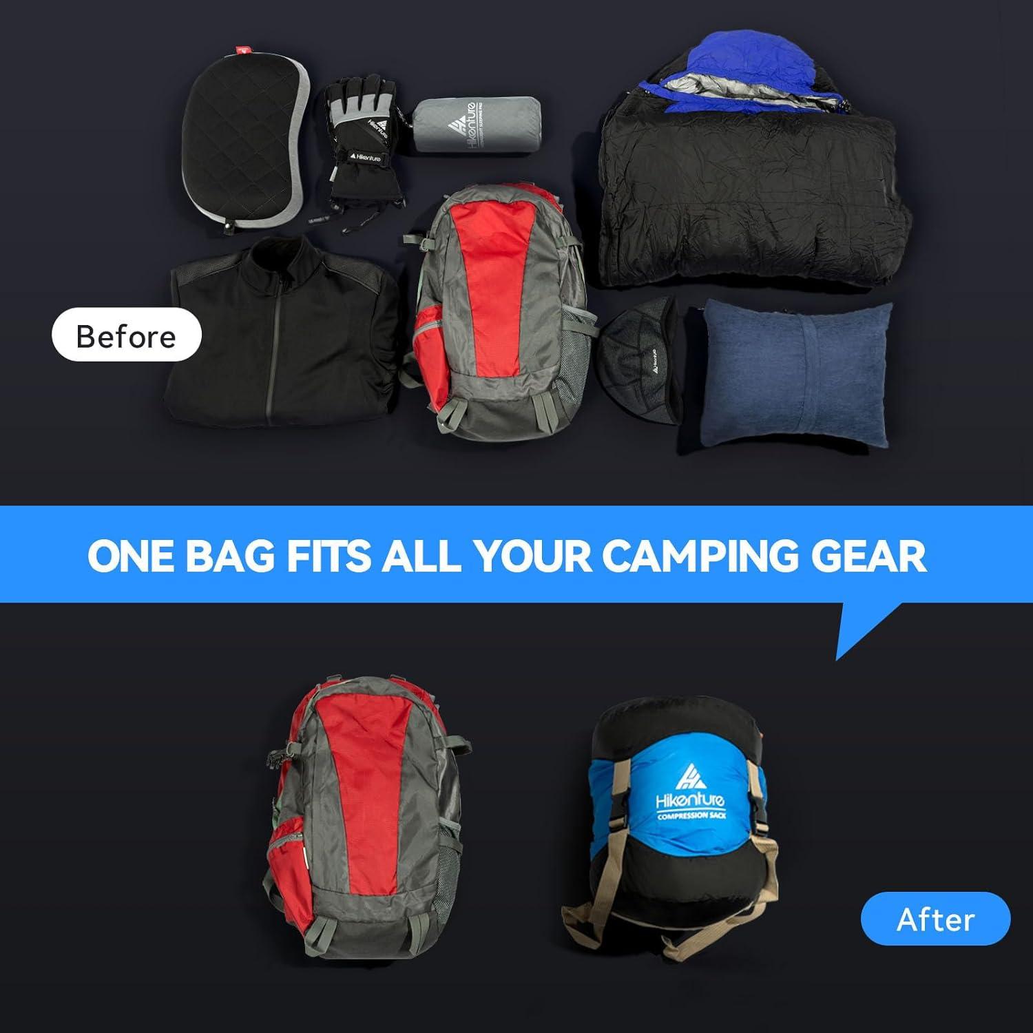 Saco de Compresión Hikenture 10L Nylon Resistente al Agua