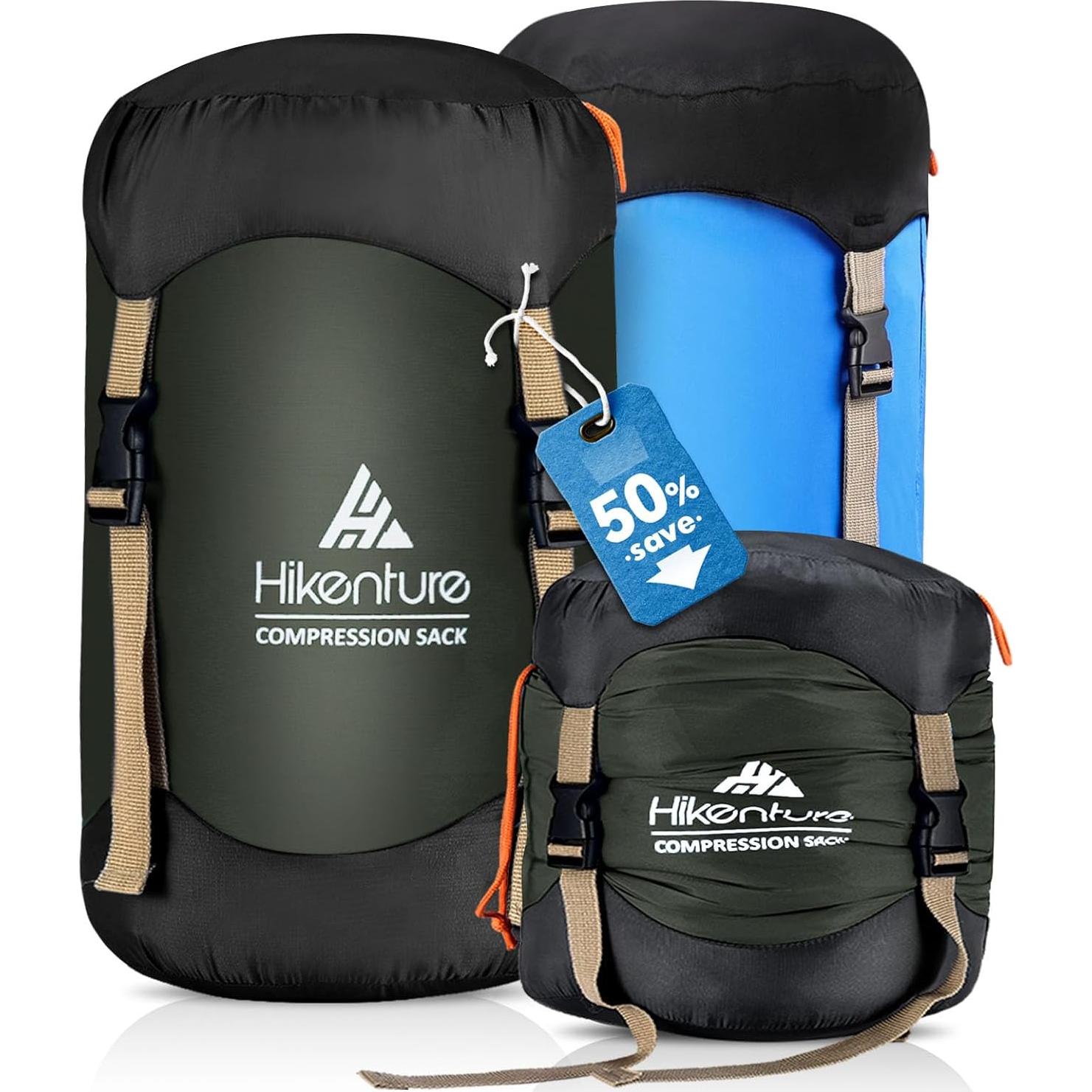 Saco de Compresión Hikenture 10L Nylon Resistente al Agua