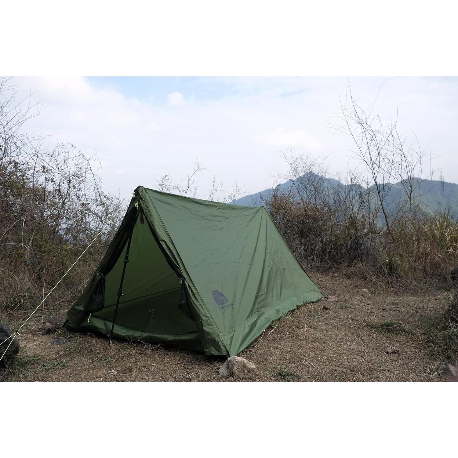 Carpa Ultraligera para 2 Personas Underwood Aggregator Verde