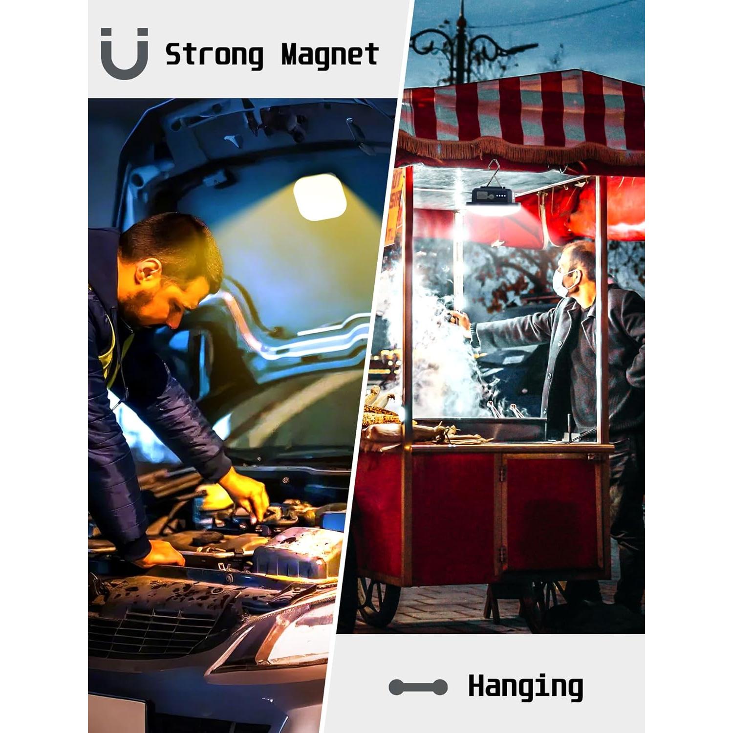 Luces de Camping Recargables MOSLIGHTING 800LM IP54 Azul