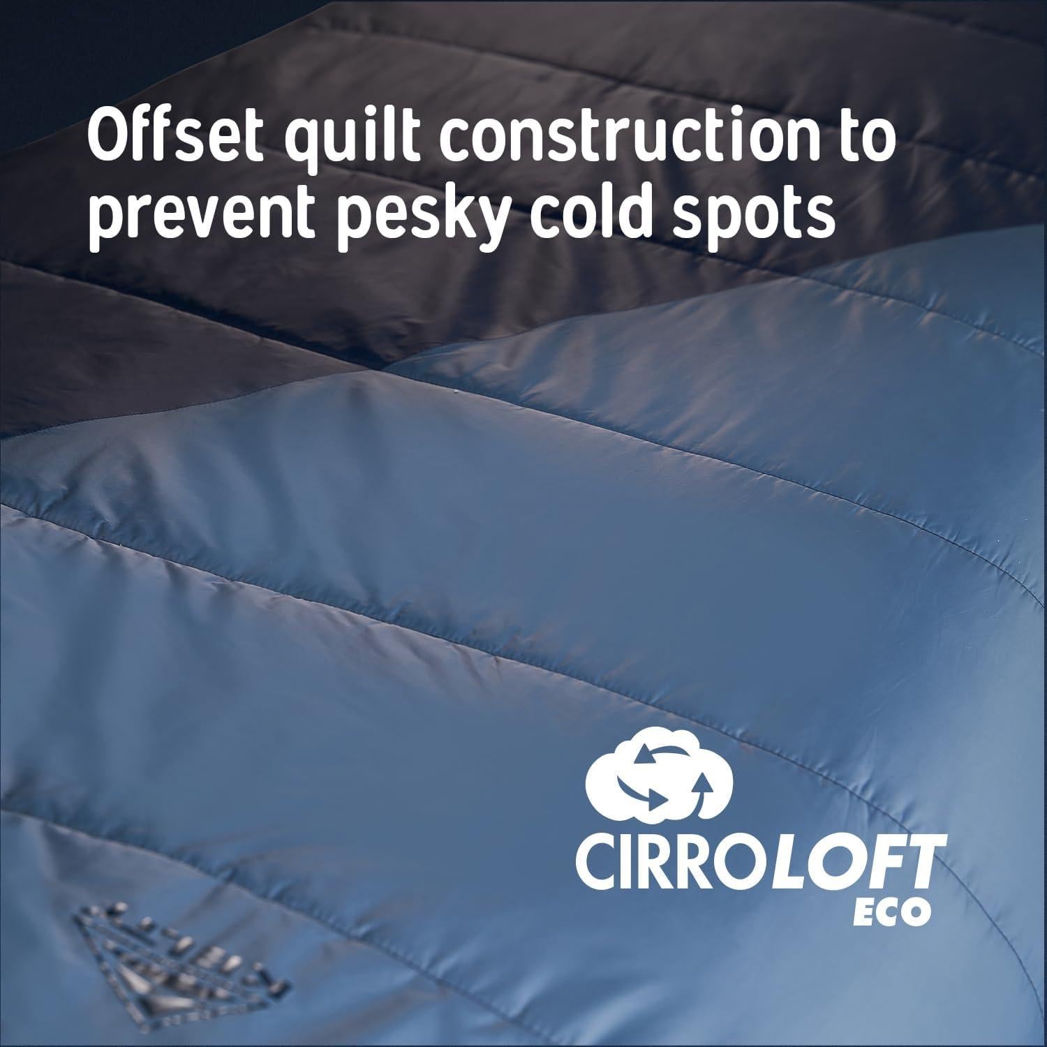 Saco de dormir Kelty Cosmic 20 Synthetic 3 Estaciones Azul