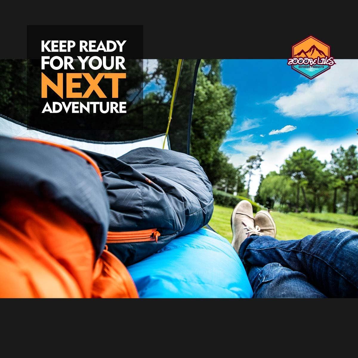 Saco de Sueño Momia ZOOOBELIVES Alplive D1500 10°C Hidrofóbico