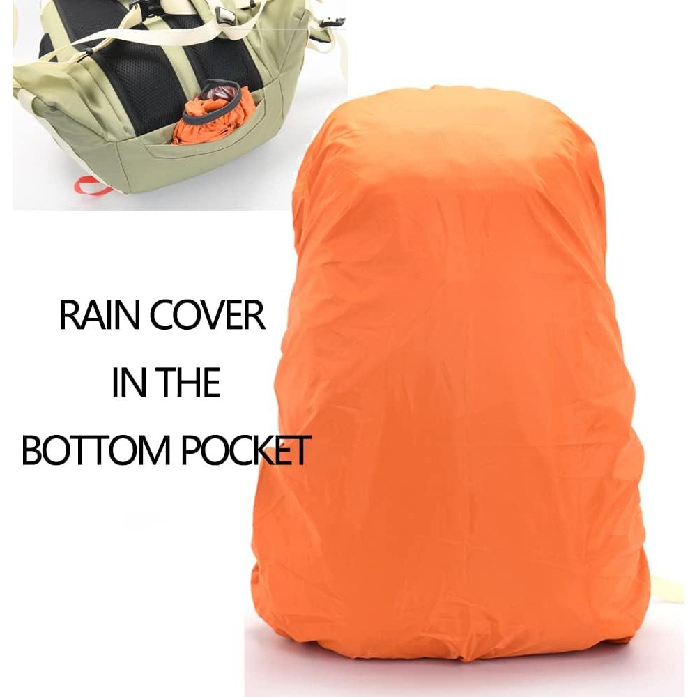 Mochila de senderismo Bseash 40L impermeable con cubierta