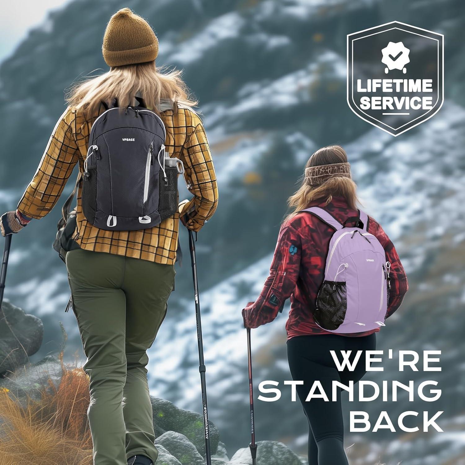 Mochila de Senderismo Resistente al Agua 15L - Unisex