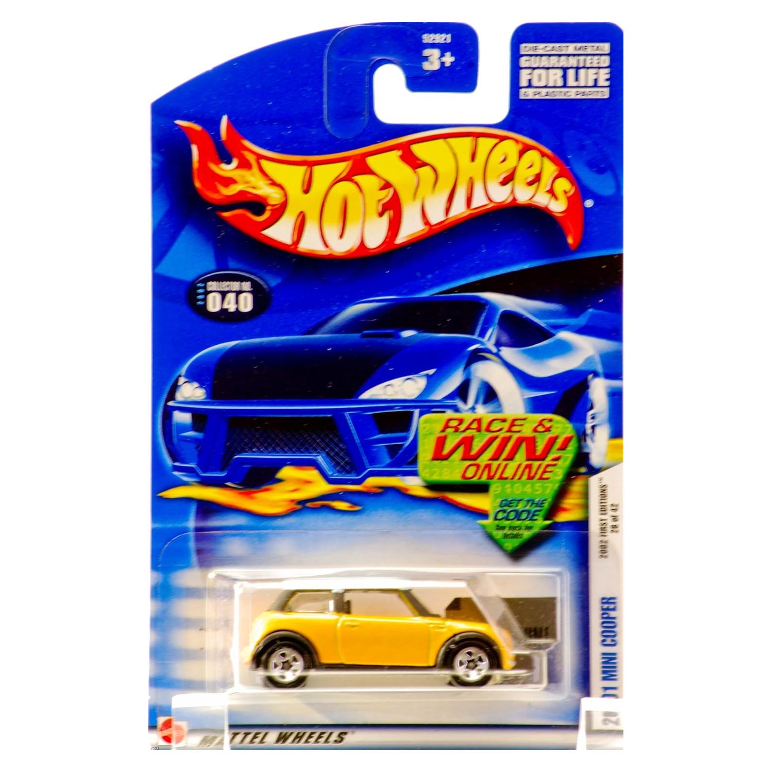 Mini Cooper 2001 Hot Wheels 1:64 Coleccionable Mattel