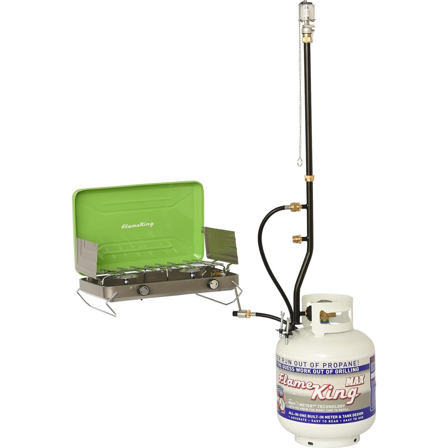 Poste de Distribución de Propano Flame King FK-DP2PC 3 Salidas