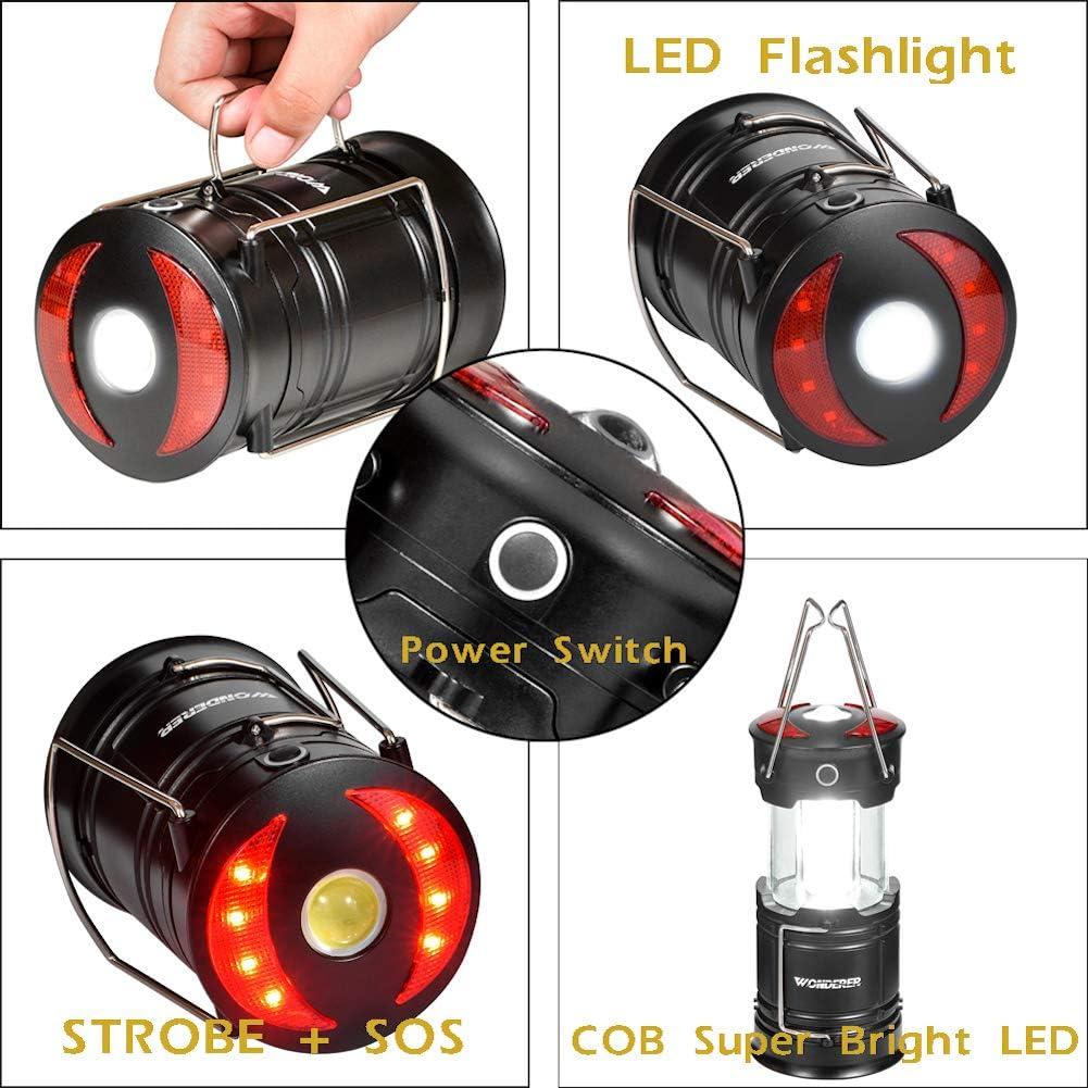 Linternas LED Recargables Wonderer 2 Pack 4 en 1 con USB