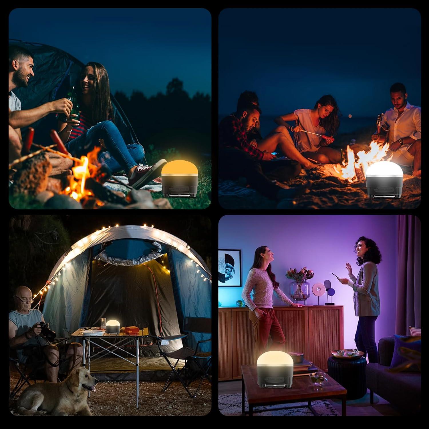 Linterna de Camping LED TOHETO 1000LM Recargable Impermeable