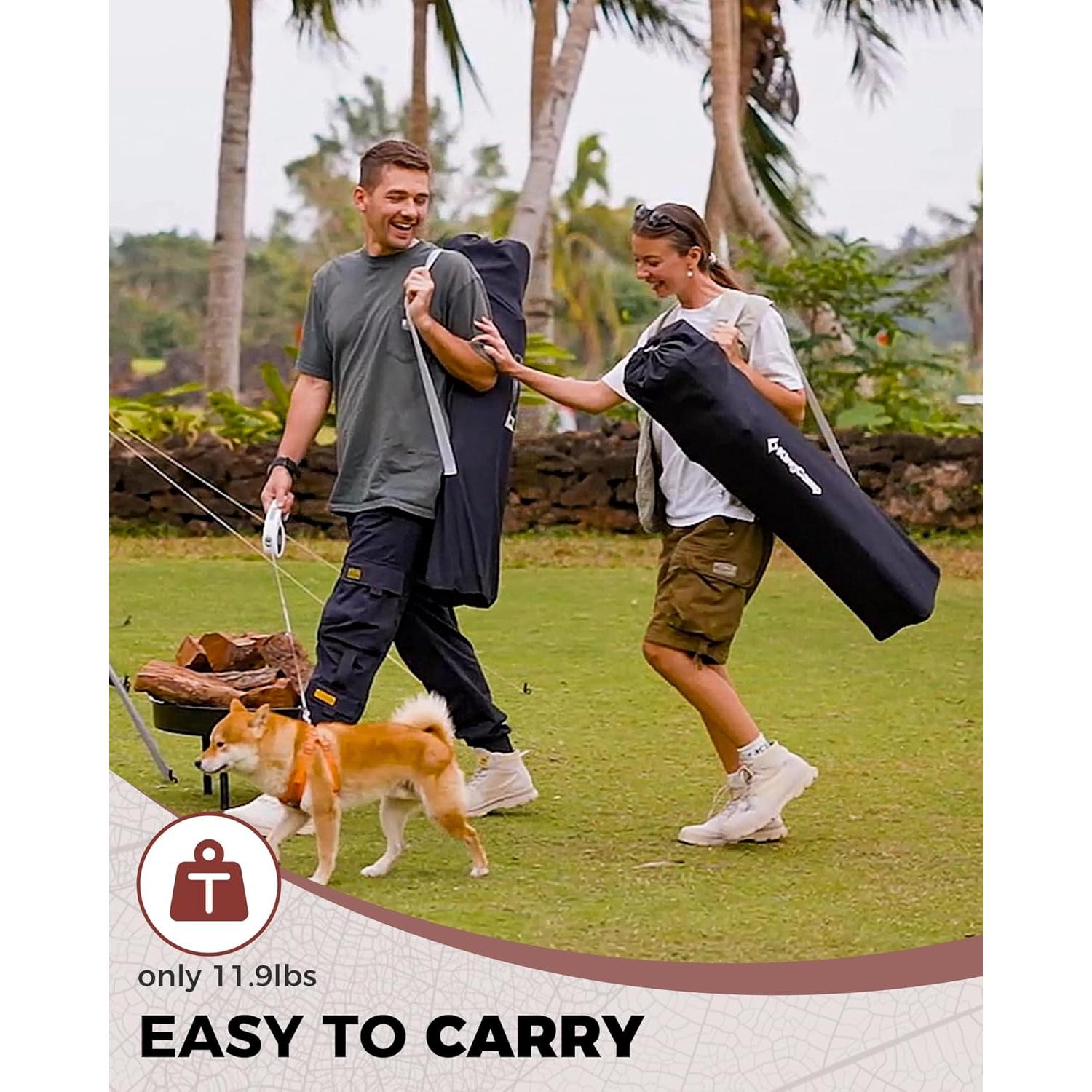 Silla de Camping Plegable KingCamp Sobredimensionada 204 kg