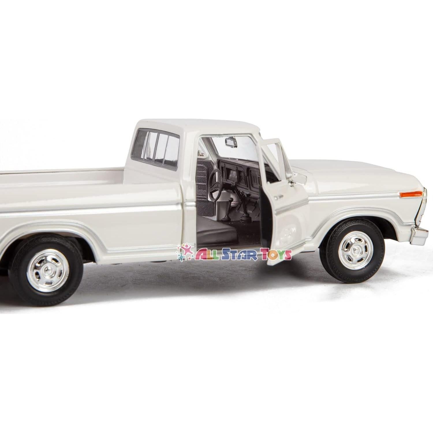 Modelo Diecast Motormax Ford F-150 Pickup 1:24 Blanco