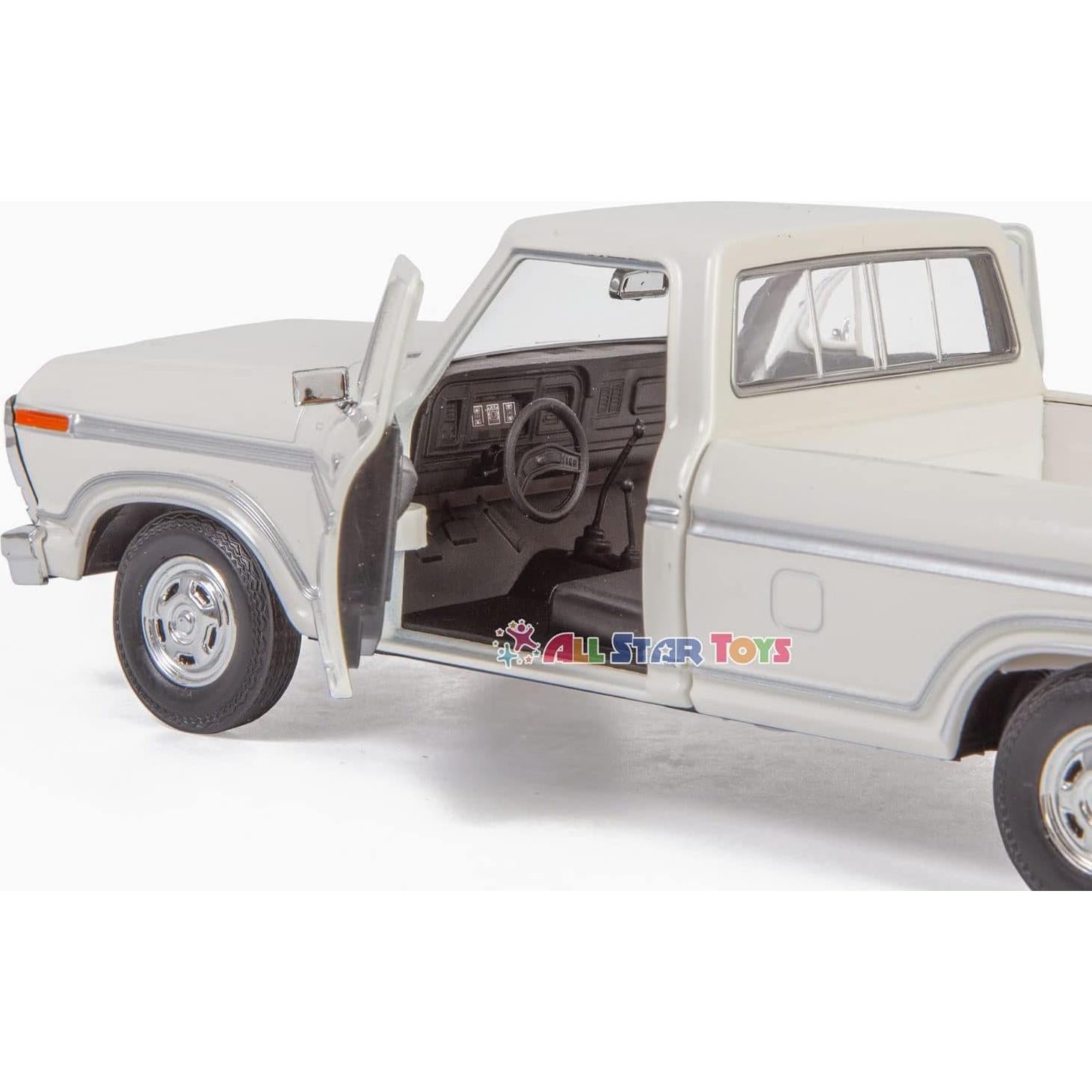 Modelo Diecast Motormax Ford F-150 Pickup 1:24 Blanco