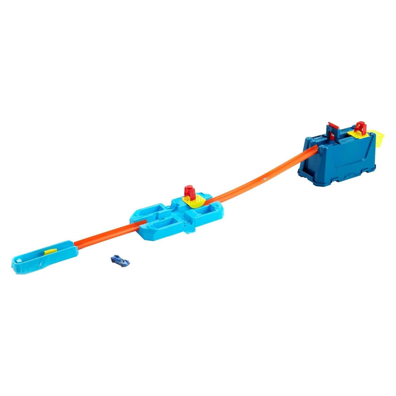 Juego de Pista de Autos Hot Wheels con 18 Piezas y Vehículo