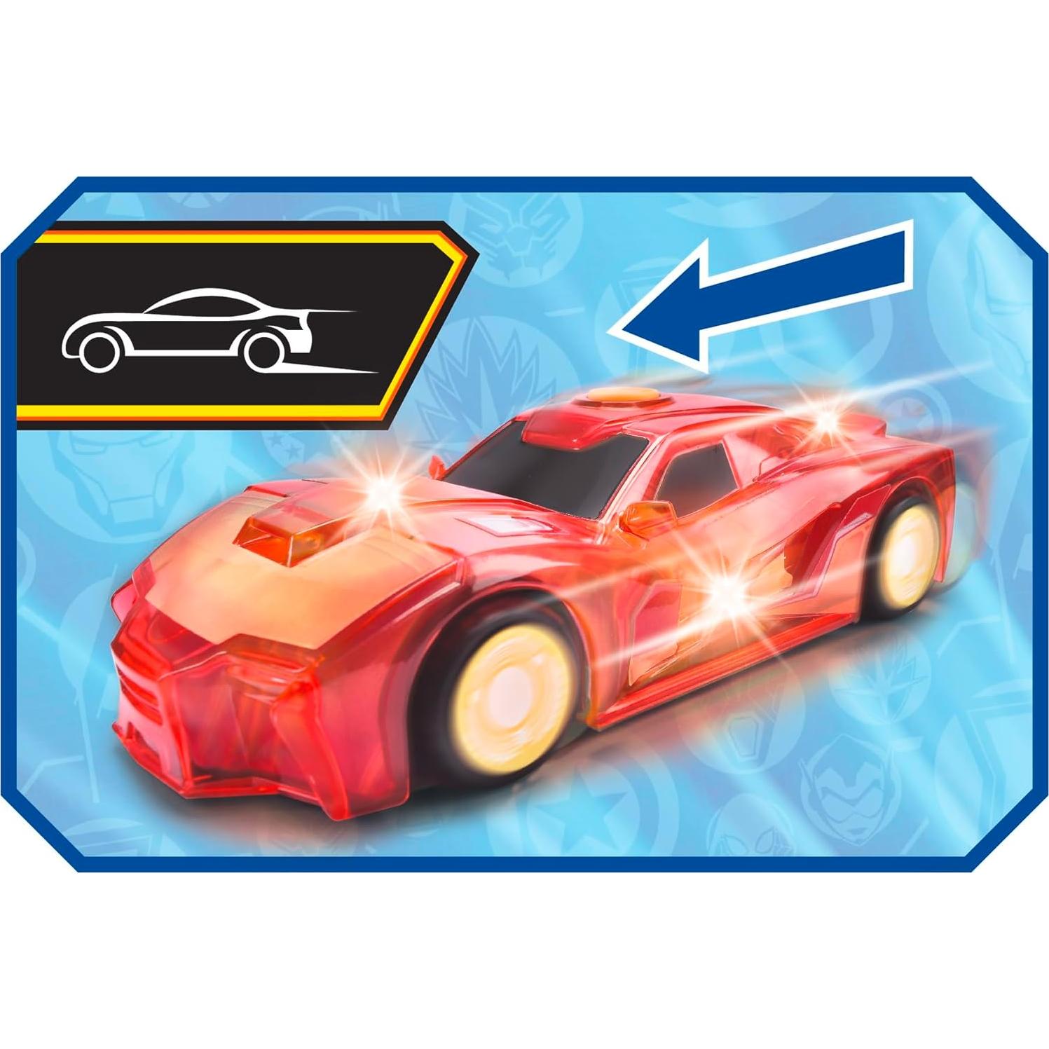 Coche de Juguete Iron Man 15 cm Jada Toys con Luz y Sonido