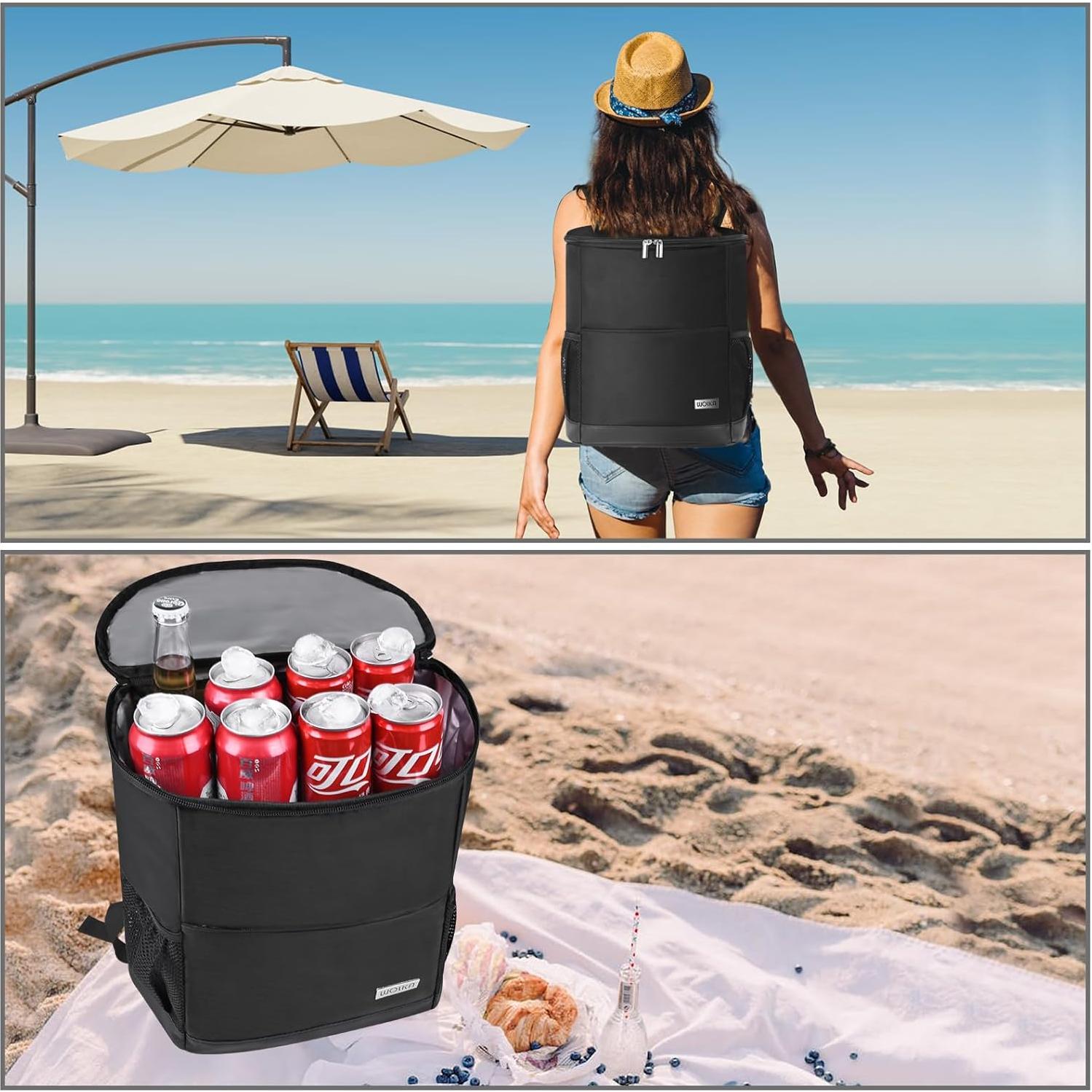 Mochila Enfriadora Aislada HAWGON 19L Impermeable para Camping