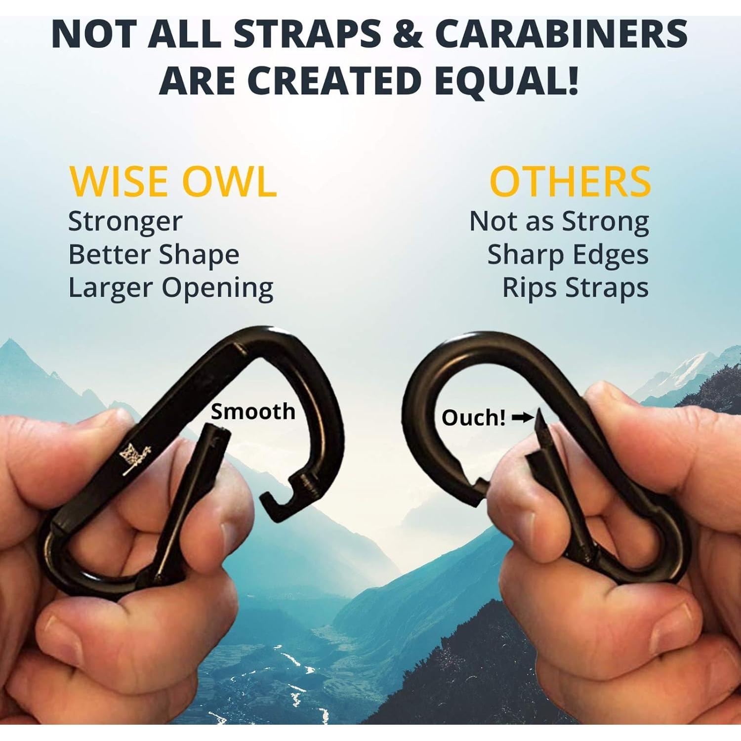 Cuerdas para Hamacas Wise Owl Outfitters 3m - Kit de Colgado