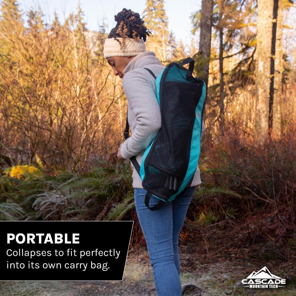 Silla de Campamento Ajustable Cascade Mountain Tech Azul