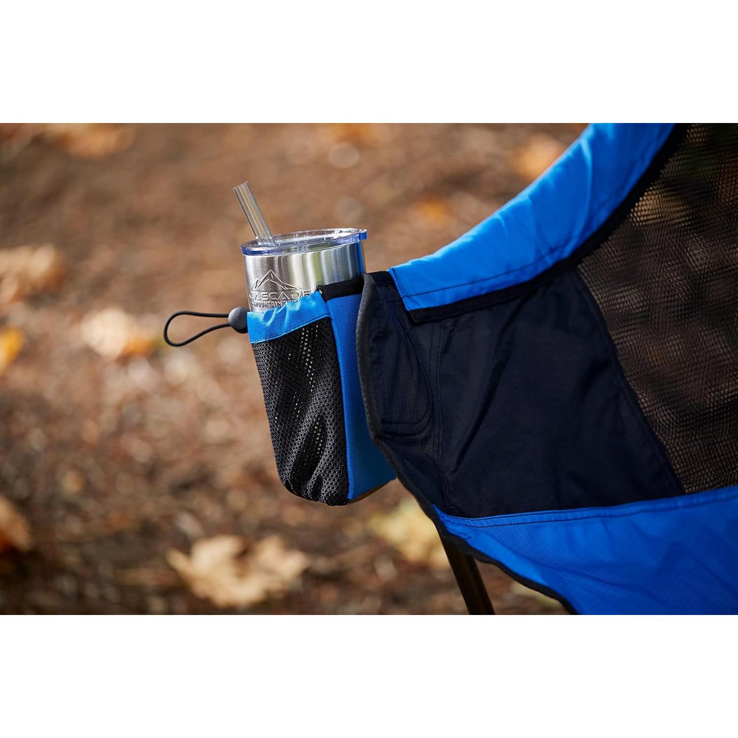 Silla de Campamento Ajustable Cascade Mountain Tech Azul
