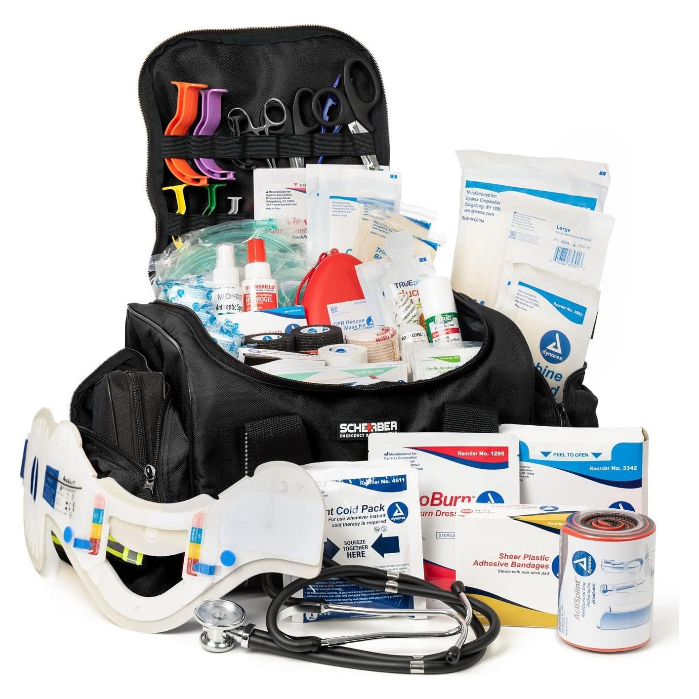 Kit de Trauma Profesional Scherber Grande con 250 Suministros