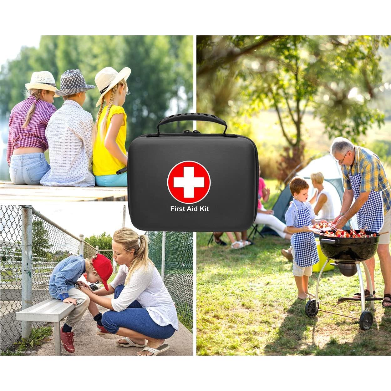 Kit de Primeros Auxilios Impermeable SHBC 228 Piezas Negro