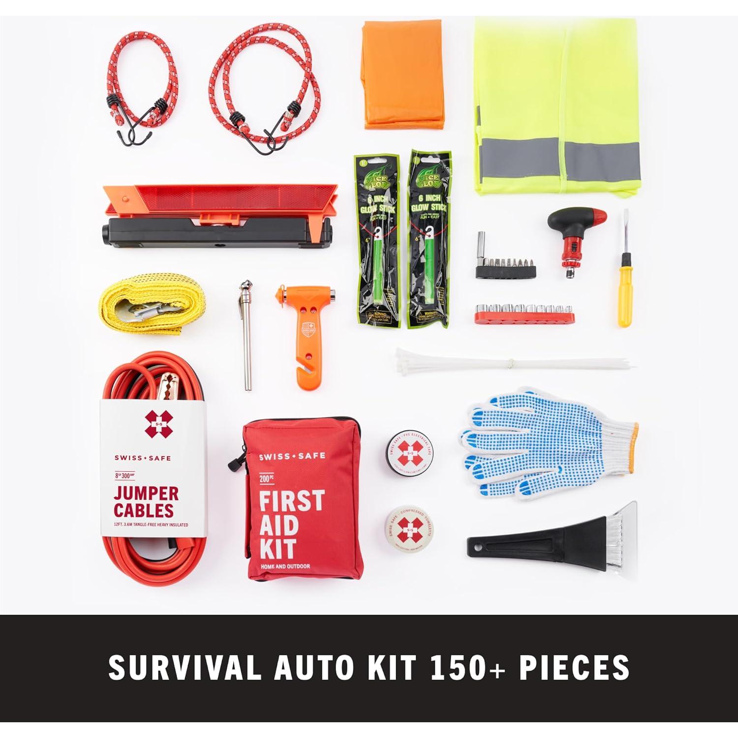 Kit de Primeros Auxilios Swiss Safe 233 Piezas para Coche