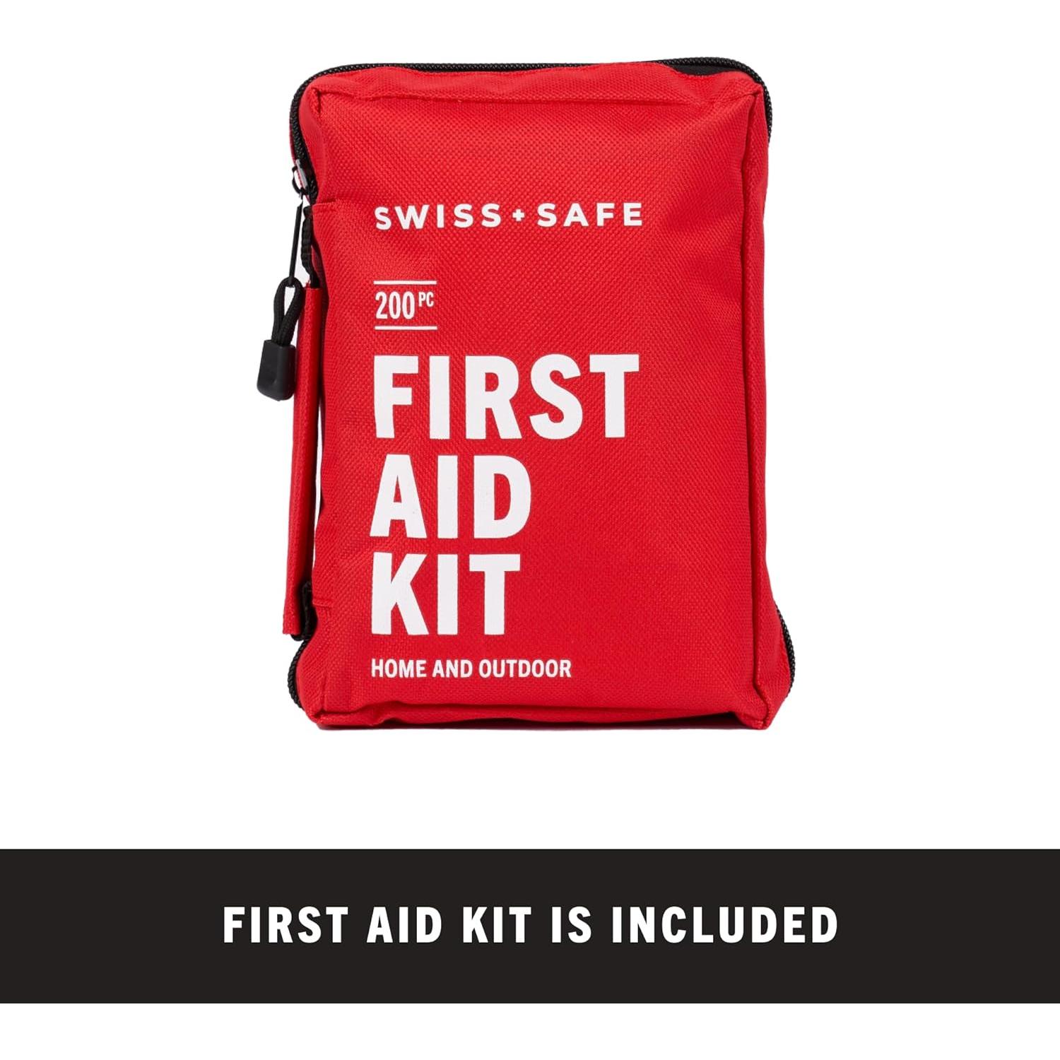 Kit de Primeros Auxilios Swiss Safe 233 Piezas para Coche