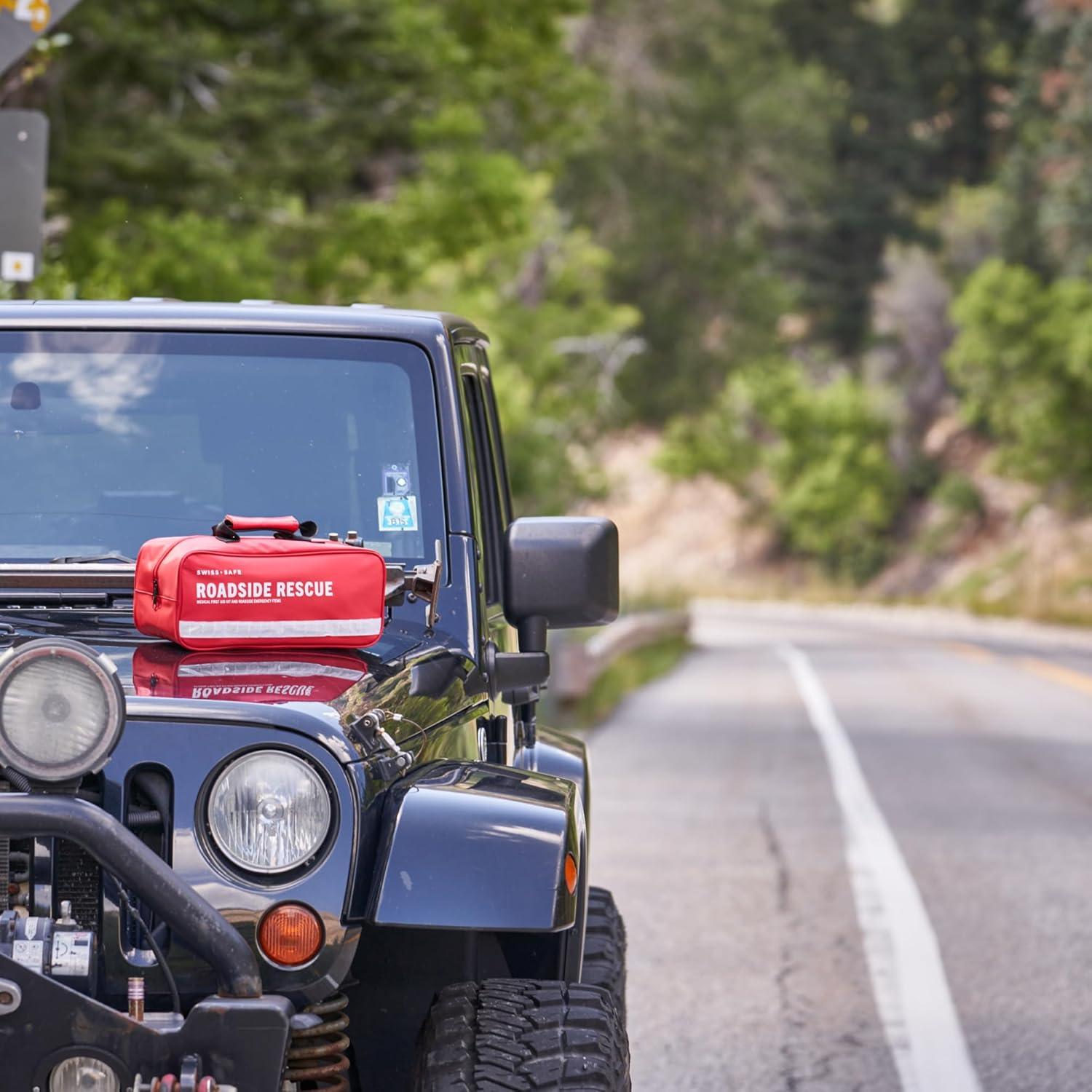 Kit de Primeros Auxilios Swiss Safe 233 Piezas para Coche