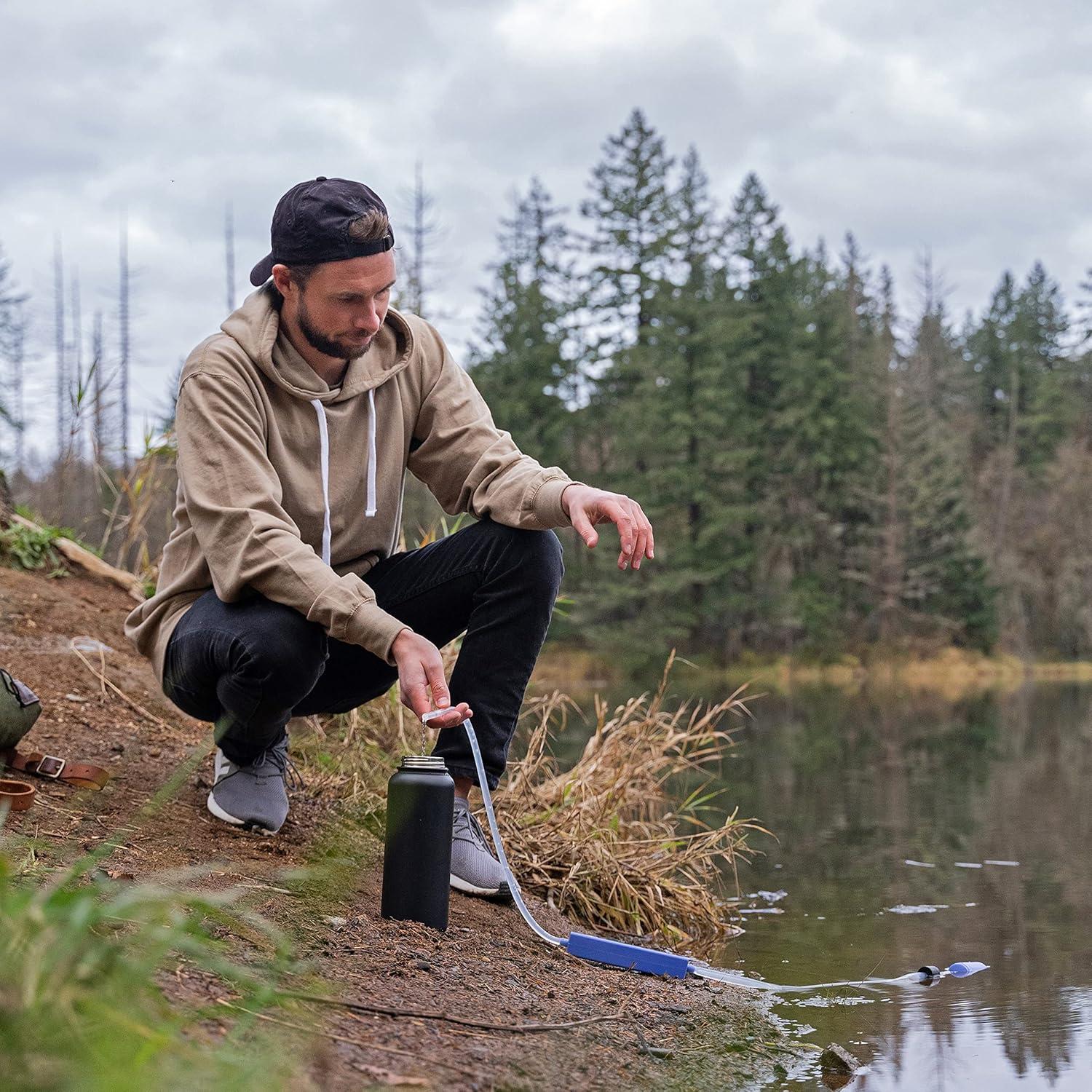 Filtro de Agua Portátil Pacific Bay - Batería Recargable 1.2L/min