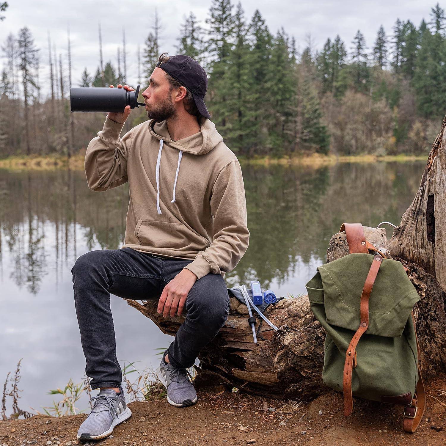 Filtro de Agua Portátil Pacific Bay - Batería Recargable 1.2L/min