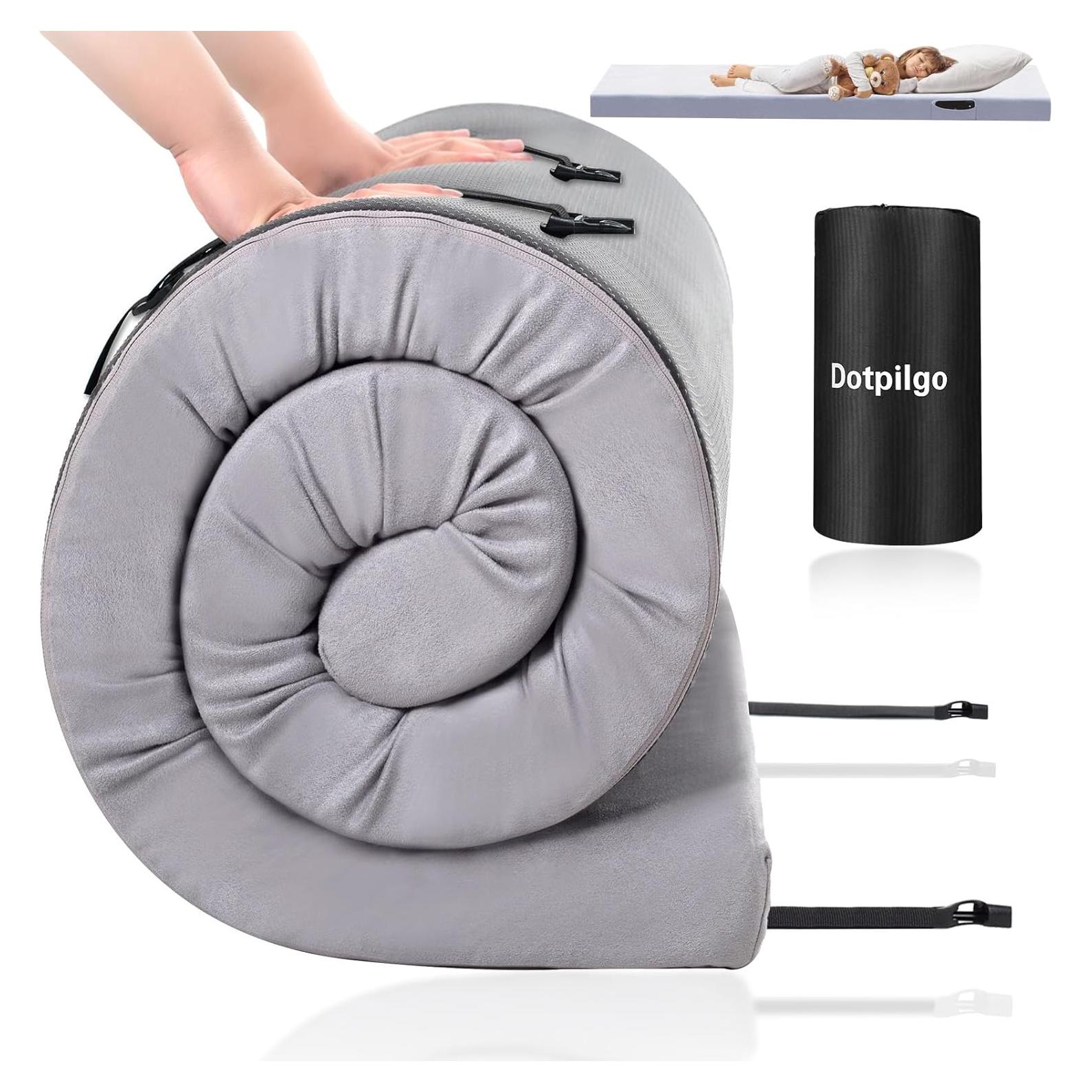 Colchón de Camping Dotpilgo Espuma Viscoelástica 160x66 cm