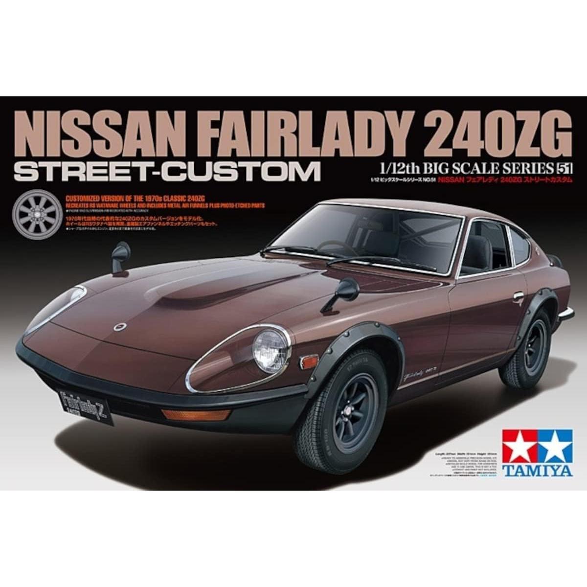 Tamiya 1/12 Nissan Fairlady 240ZG Modelo a Escala