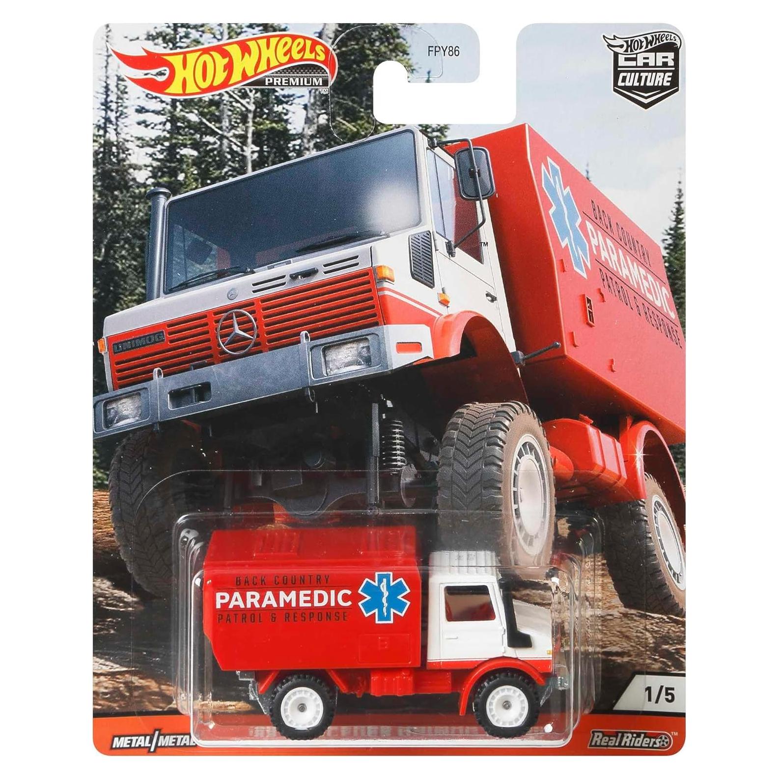 Hot Wheels Mercedes-Benz Unimog 1:64 Colección Premium